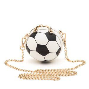 BNWT Petite Soccer Ball Pouch Swing Bag Fun Bag Novelty Bag
